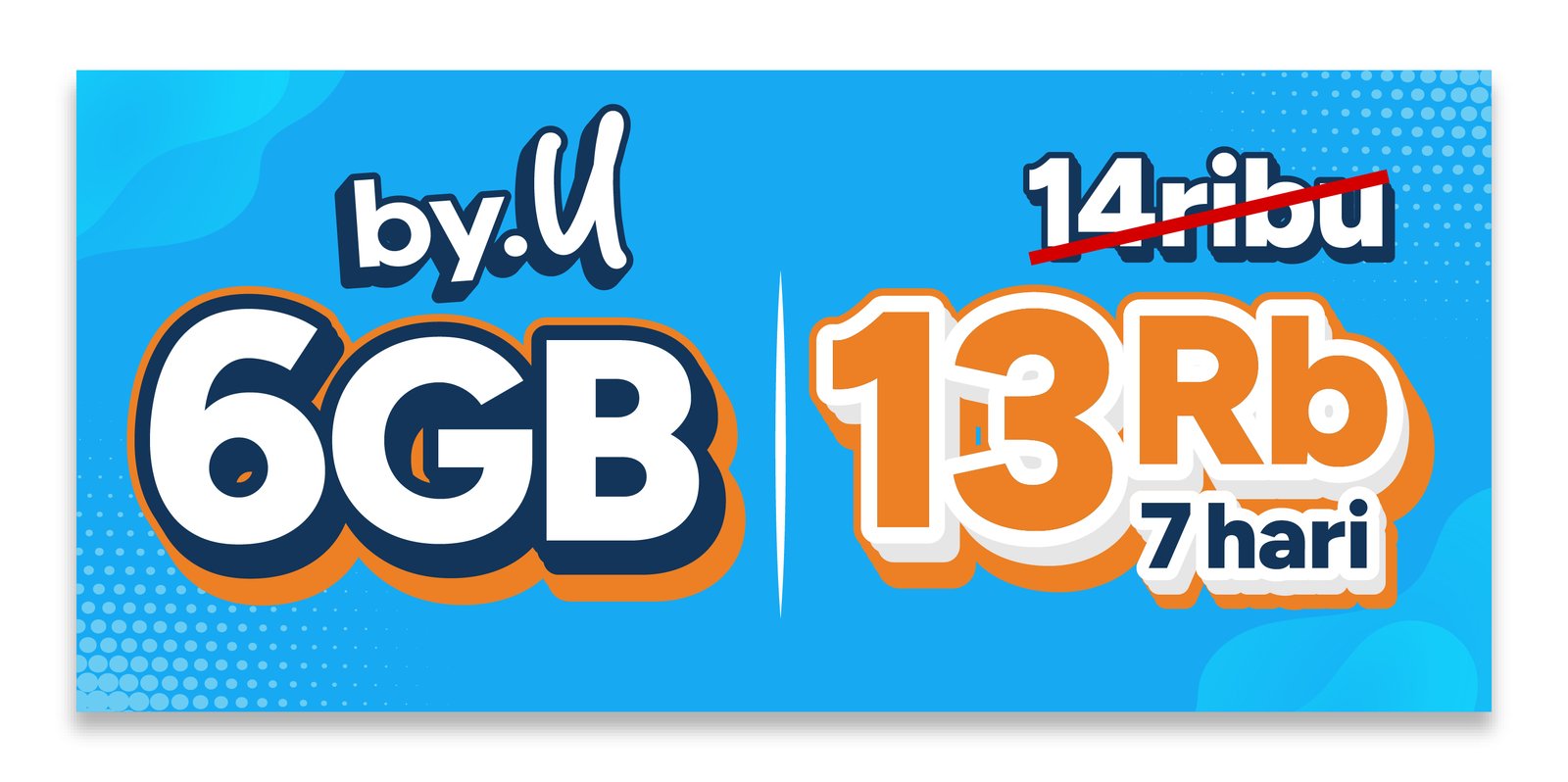 Banner by.U 6GB 7 Hari