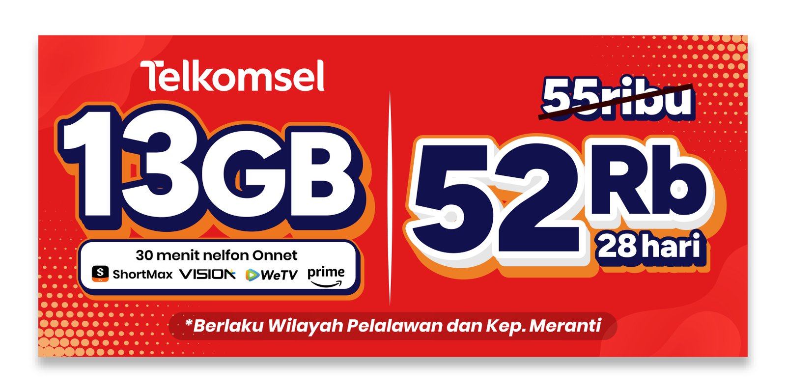 Banner Simpati 13GB 28 Hari