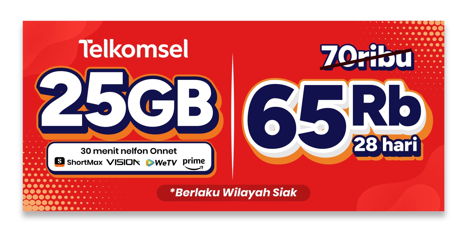 Banner Simpati 25GB 28 Hari