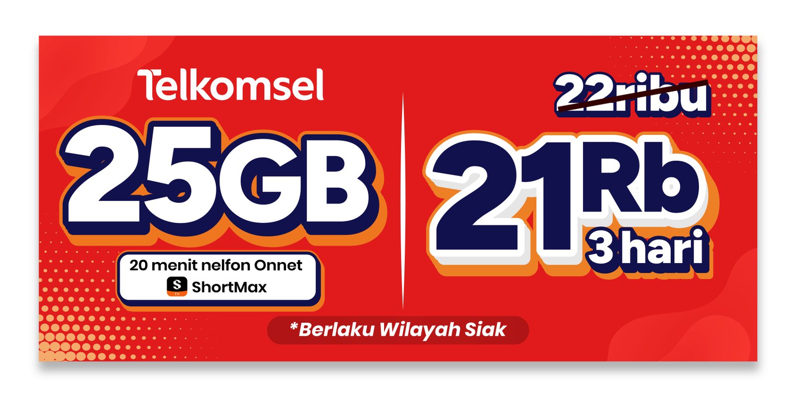 Banner Simpati 25GB 3 Hari