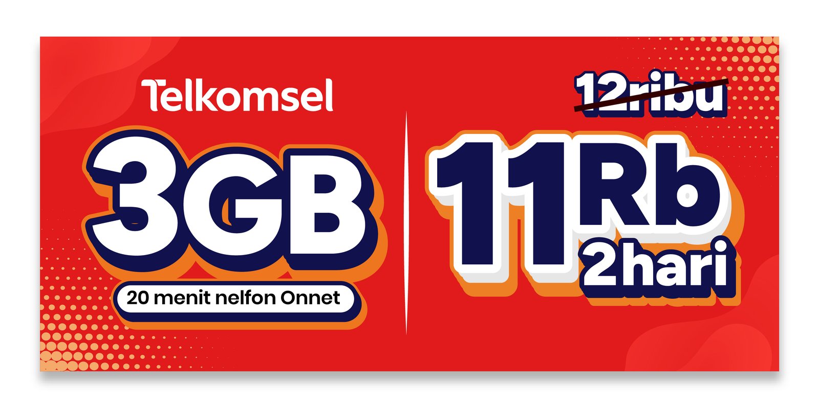 Banner Simpati 3GB 2 Hari