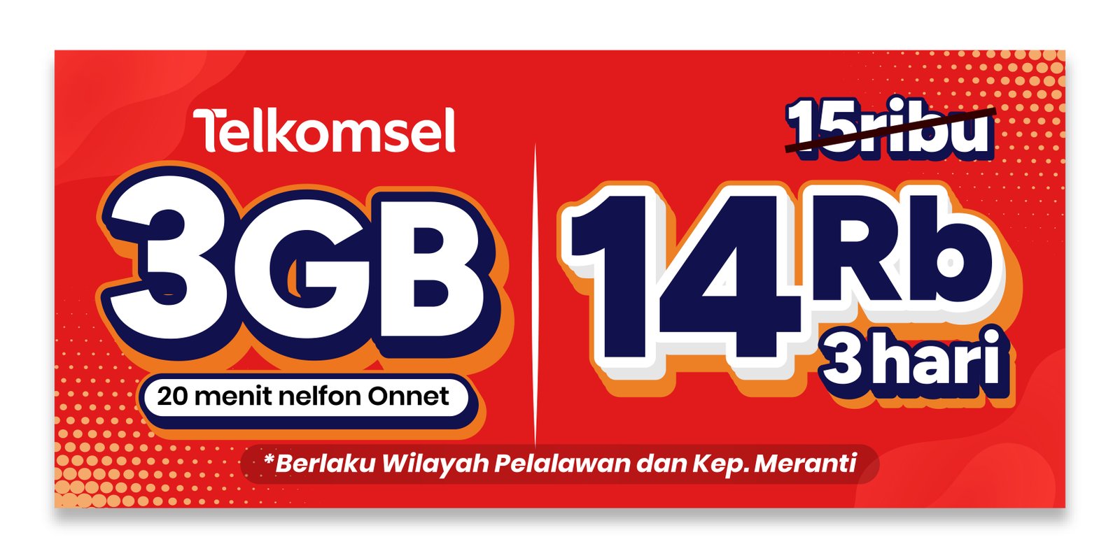 Banner Simpati 3GB 3 Hari