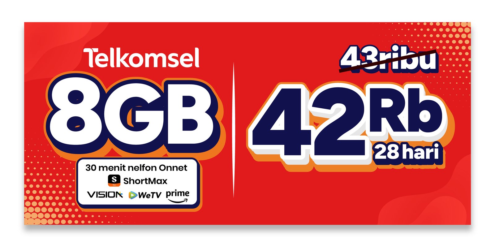 Banner Simpati 8GB 28 Hari